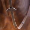 Webbed Continental Reins Brown/Silver - Imagen 3