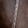 Magna Grip Rubber Reins Brown/Brass - Imagen 2