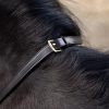 Magna Grip Rubber Reins Brown/Brass - Imagen 3