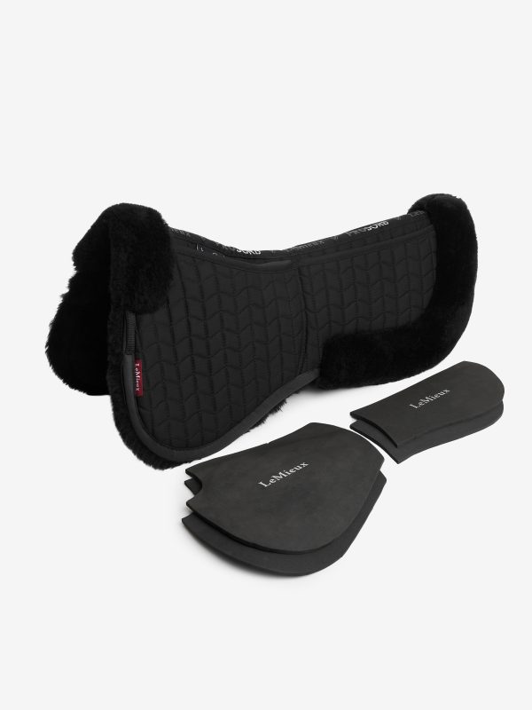 Merino+ ProSorb 2 Pocket Half Pad Black/Black