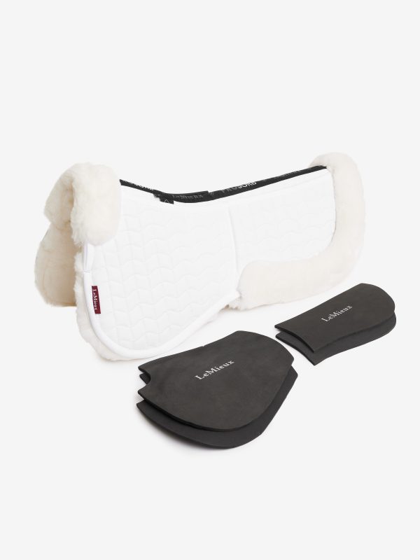 Merino+ ProSorb 2 Pocket Half Pad White/White