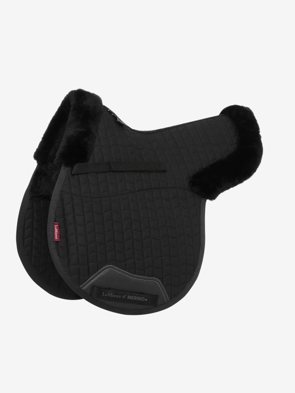 Merino+ Half Lined GP Numnah Black/Black