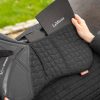 ProSorb Plain 3 Pocket Quilted Half Pad Black - Imagen 3