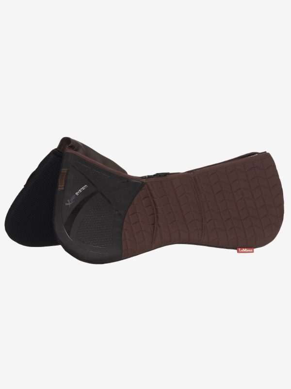 ProSorb Plain 3 Pocket Quilted Half Pad Brown