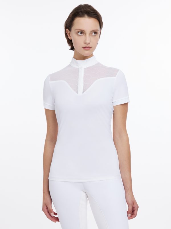 Emily Short Sleeve Show Shirt White