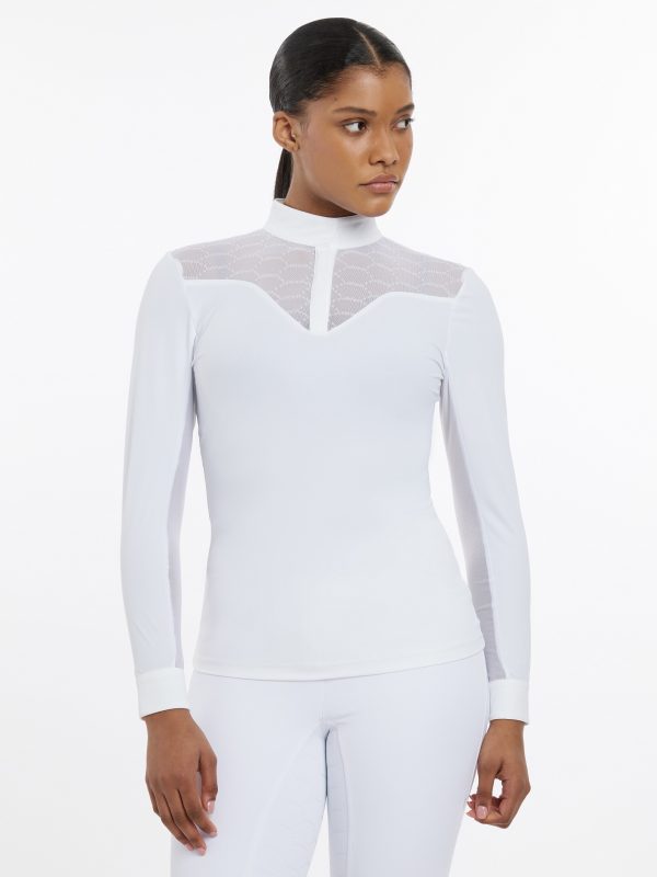 Emily Long Sleeve Show Shirt White