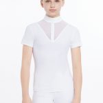 Young Rider Eva Short Sleeve Show Shirt White