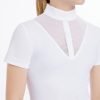 Young Rider Eva Short Sleeve Show Shirt White - Imagen 3