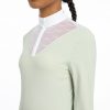 Young Rider Eva Long Sleeve Show Shirt Pistachio - Imagen 3