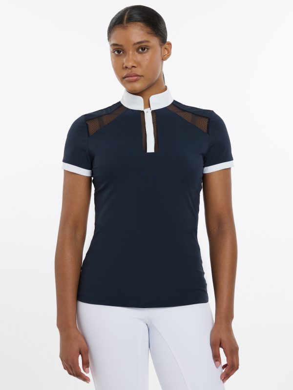 Camille Short Sleeve Show Shirt Navy