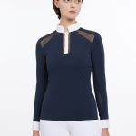Camille Long Sleeve Show Shirt Navy