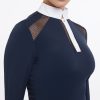 Camille Long Sleeve Show Shirt Navy - Imagen 3