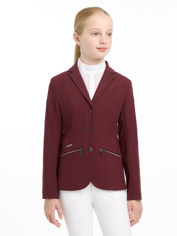 Junior Pro Show Jacket Burgundy