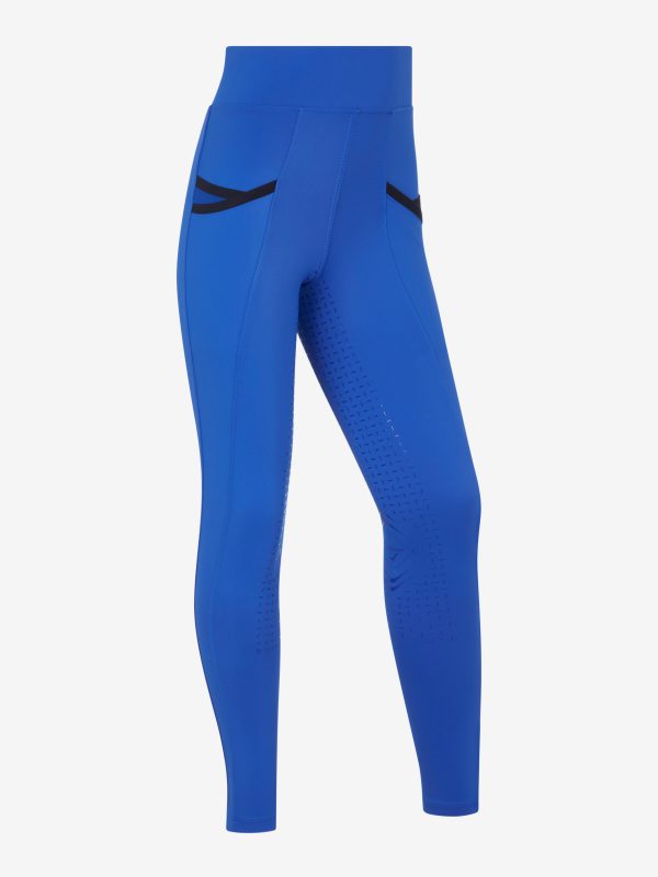 Young Rider Pull On Breeches Benetton Blue
