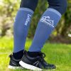 Badminton Competition Socks 2pk Blue - Imagen 2