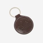 Badminton Leather Keyring Havana