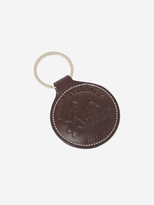 Badminton Leather Keyring Havana