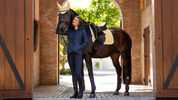 Suede Dressage Square Mimosa