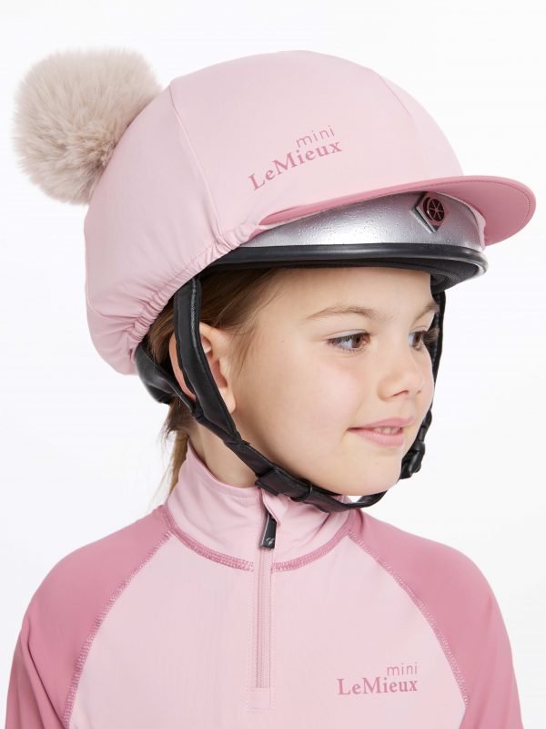 Mini Double Pom Hat Silk Blossom