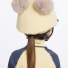 Mini Double Pom Hat Silk Mimosa - Imagen 2