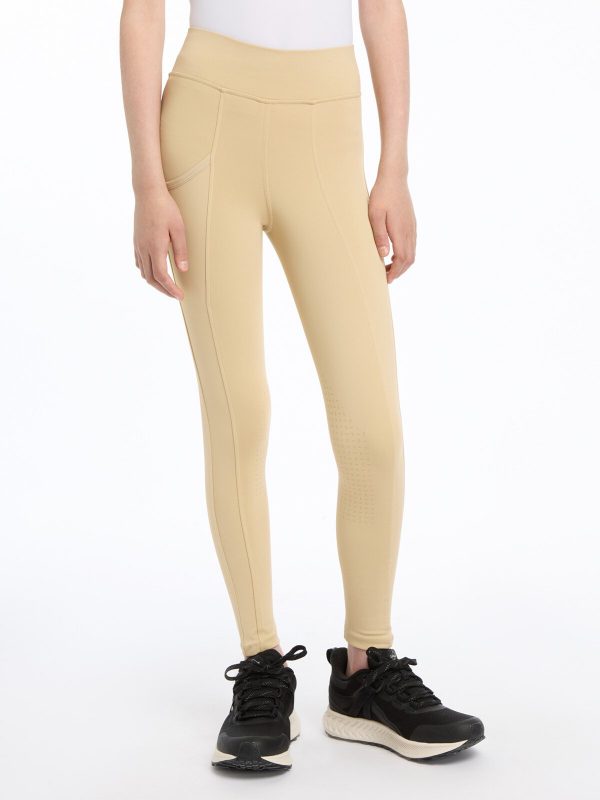 Young Rider Pull On Breeches Beige