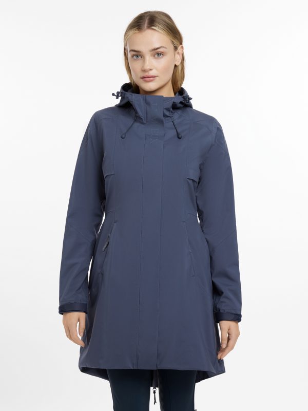 Grace Long Rain Jacket Dusk Blue