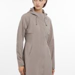 Grace Long Rain Jacket Pecan