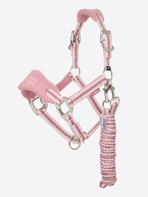 Mini Vogue Headcollar & Leadrope Peony