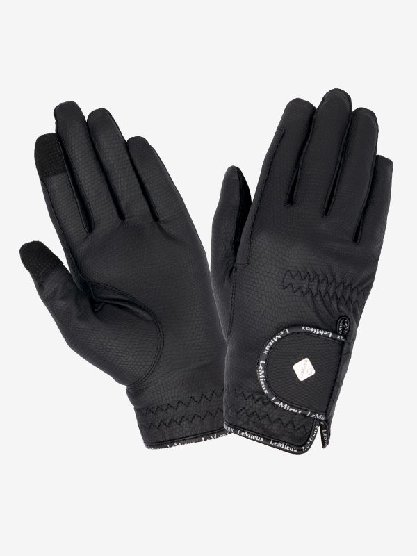 Young Rider Classic Riding Gloves Black