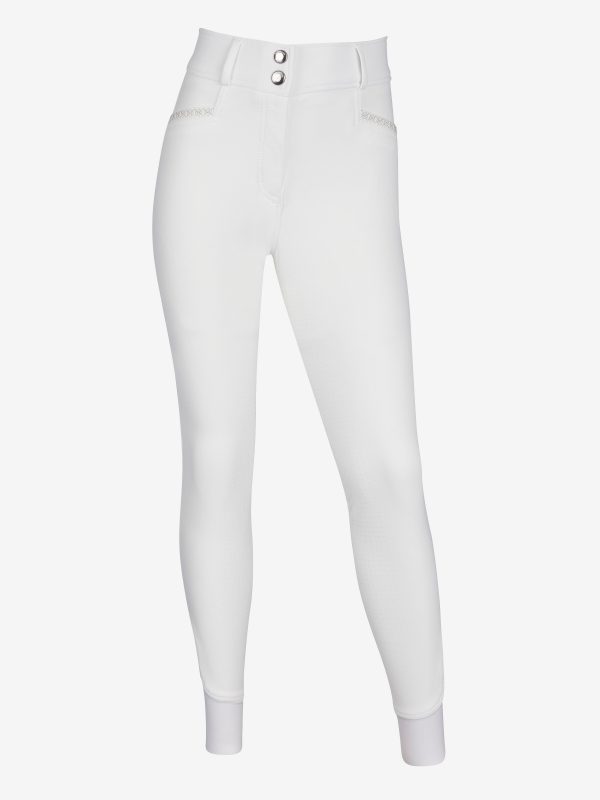 Young Rider St Tropez Breeches White