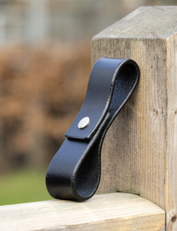 Yard Headcollar Leather Component 2 pk Black
