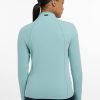 Faye Fleece Zip Through Aqua - Imagen 2