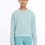 Young Rider Clea Crew Sweat Aqua