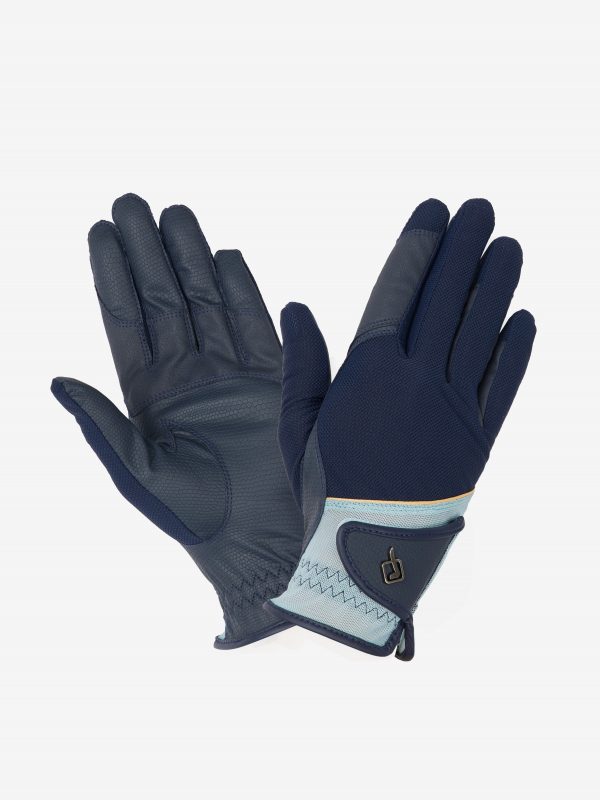 Pro Mesh Gloves Navy/Aqua